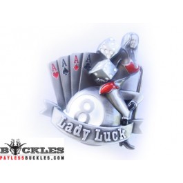 Lady Luck Belt Buckle