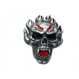 Skull with Secret Hidden Stash Box - Skull Belt Buckle