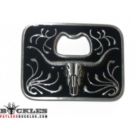 Longhorn Western Belt Buckle