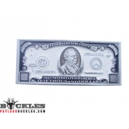 1000 US Dollar Money Belt Buckle