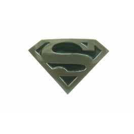 Silver Superman Belt Buckle
