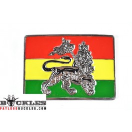 Rastafarian Flag Belt Buckle