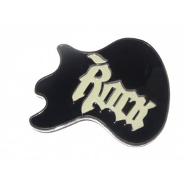Guitar Rock Belt Buckle