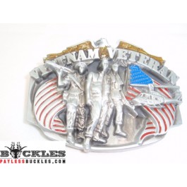 Vietnam Veteran Belt Buckle