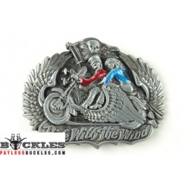 Ride with the wind Motorcycle Biker Belt Buckle