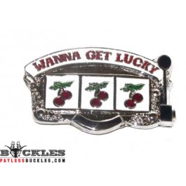 Lucky 7 Belt Buckle - Card Belt Buckle