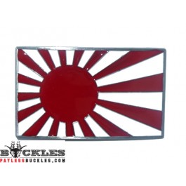 Japan Rising Sun Flag Belt Buckle