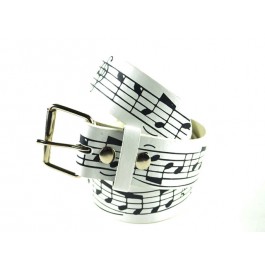 Music Note Print Belt