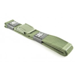 Military Web Canvas Belt Plain Green