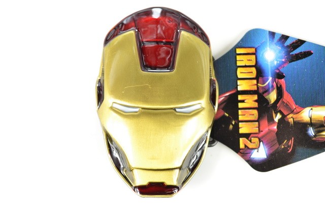 3D Iron Man Belt Buckle Golden