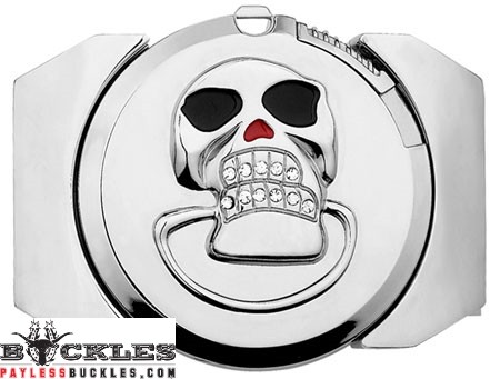 Skull Lighter Belt Buckle