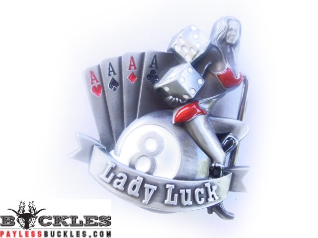 Lady Luck Belt Buckle