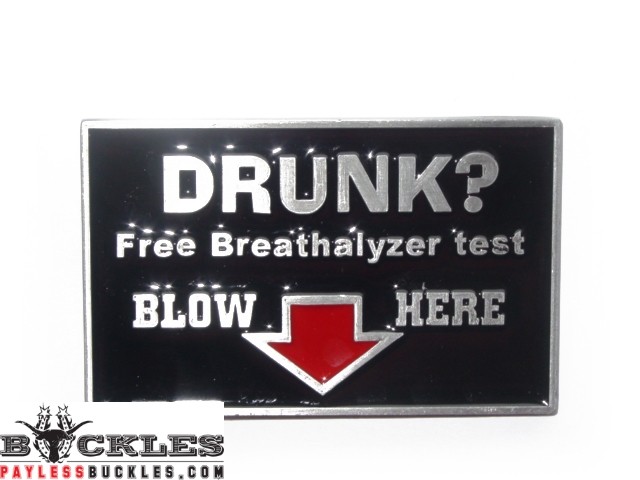 Drunk Belt Buckle