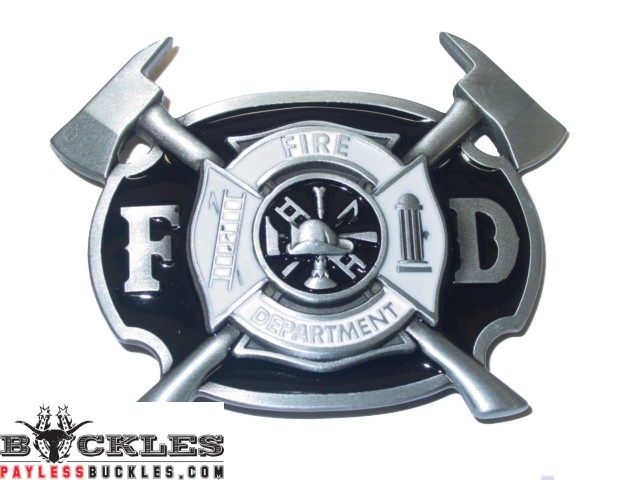 FD Firefighter Belt Buckle