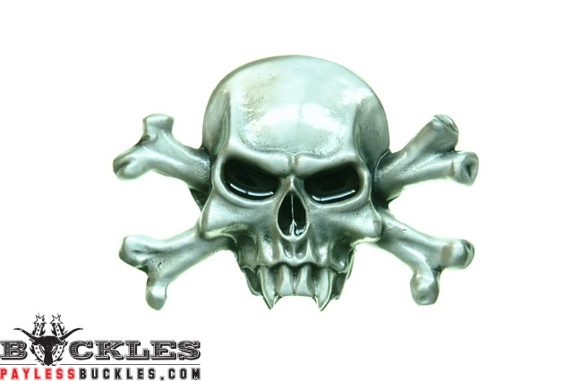 Skull belt Buckle- Cross Bones Belt Buckle