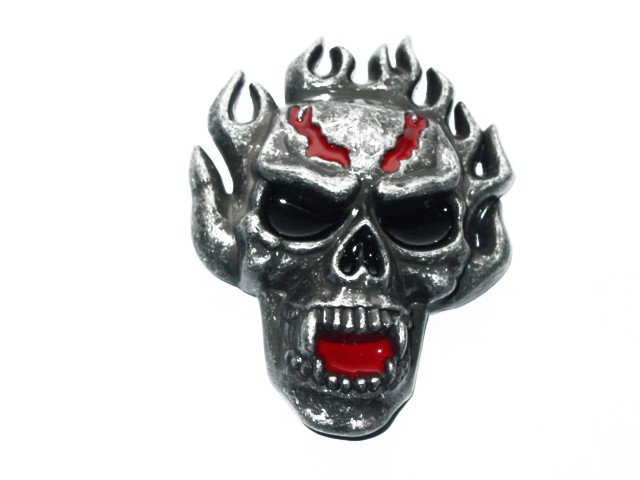 Skull with Secret Hidden Stash Box - Skull Belt Buckle