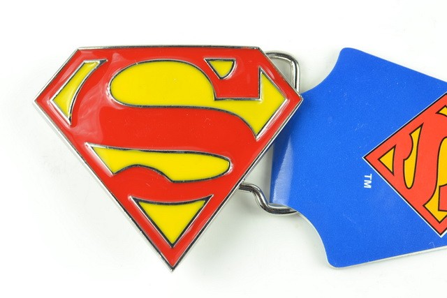 Triangle Superman Belt Buckle