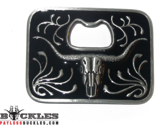 Longhorn Western Belt Buckle