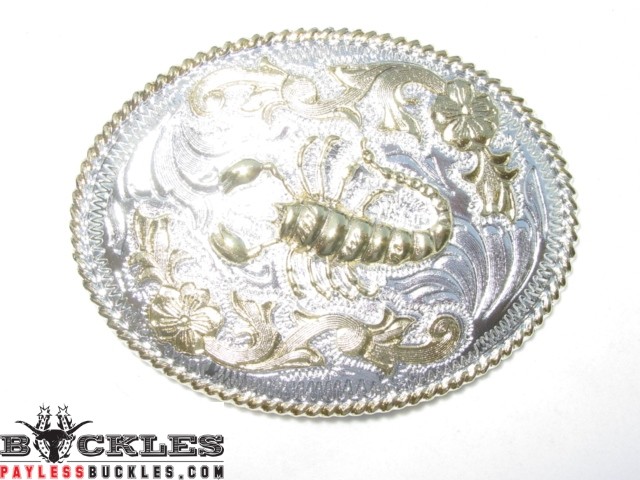 Western Scorpion Belt Buckle