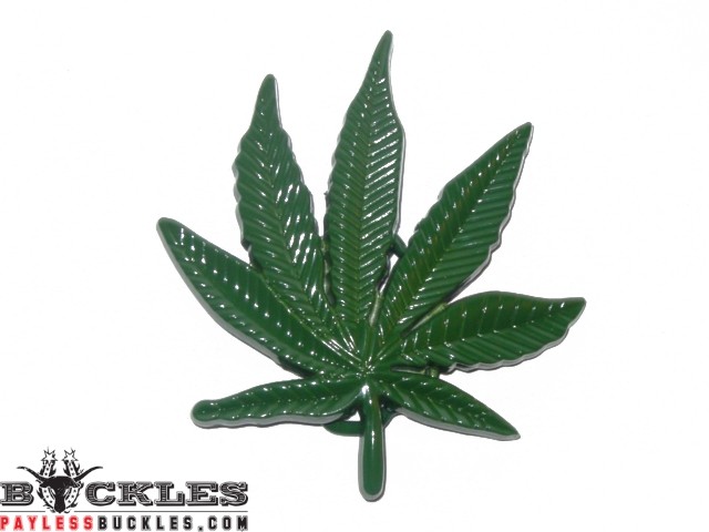 Marijuana Belt Buckle