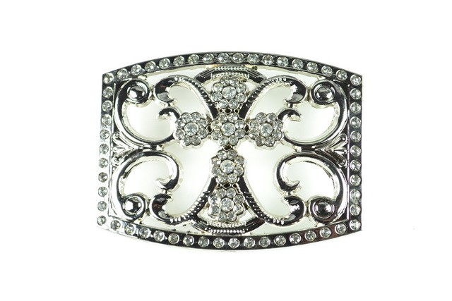 Rhinestone Women Belt Buckle