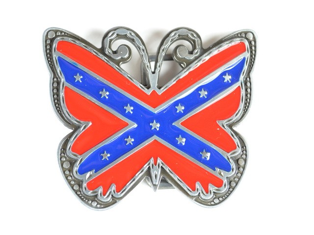 Butterfly Confederate Belt Buckle