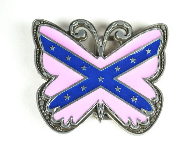 Redneck Butterfly Belt Buckle