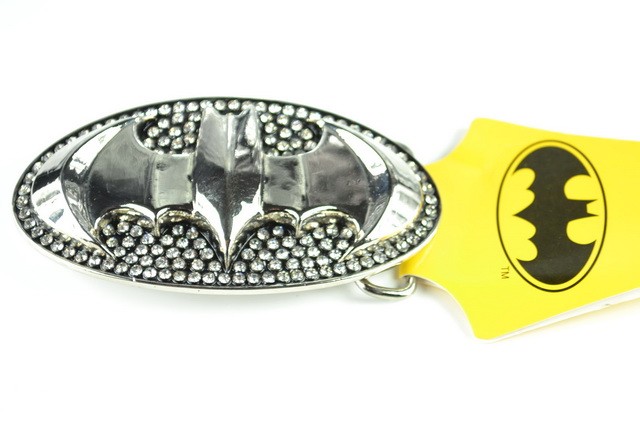 Rhinestone 3D Batman Belt Buckle