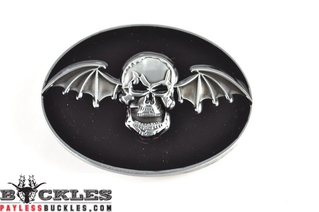 Winged Skull belt buckle