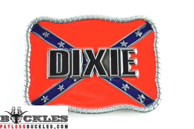 Dixie Rebel Confederate Belt Buckle