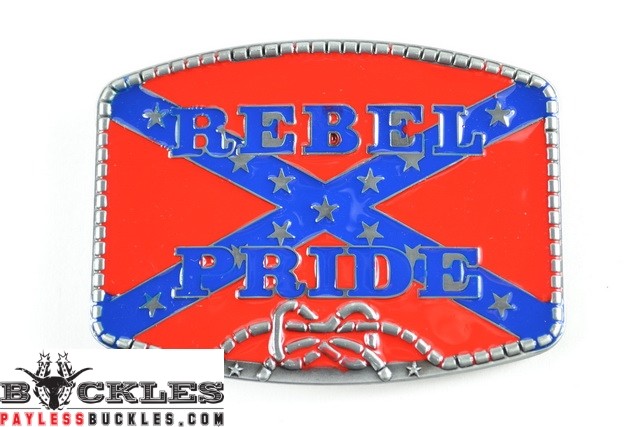 Rebel Pride Belt Buckle