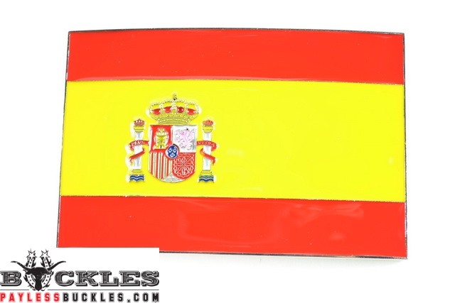 Spain Flag belt Buckle