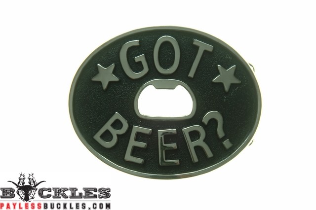 Got Beer Bottle Opener Buckle