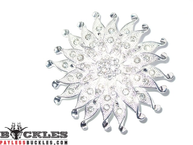 Rhinestone Women Belt Buckle
