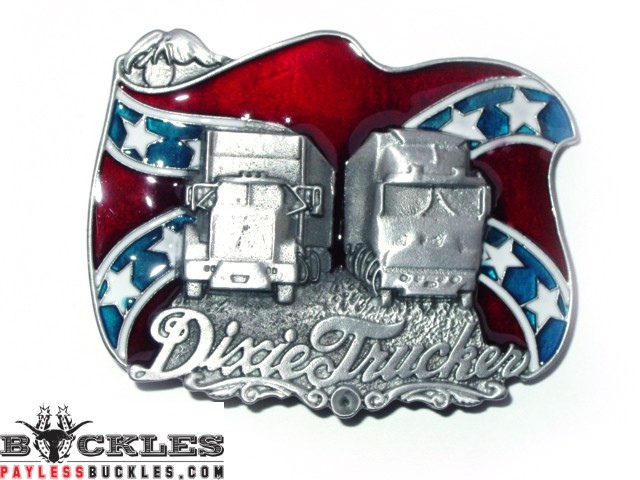 Dixie Trucker Belt Buckle