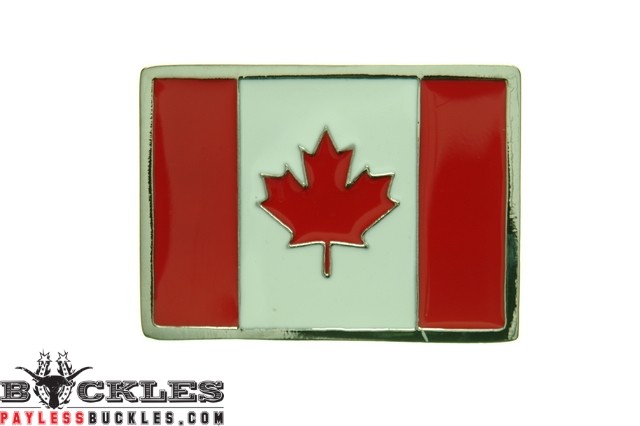 Canada Flag Belt Buckle