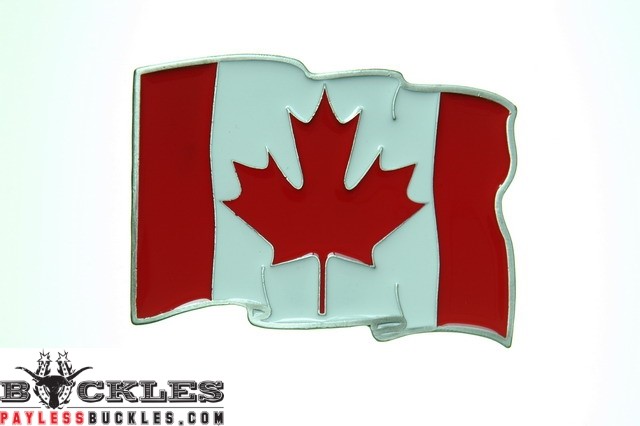 Canada Flag Belt Buckle