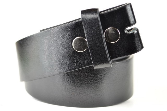 Leather Belt in Black