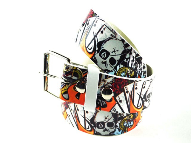 Skull Print Belt