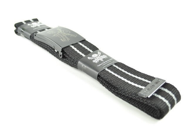 Military Canvas Web Belt in Black 