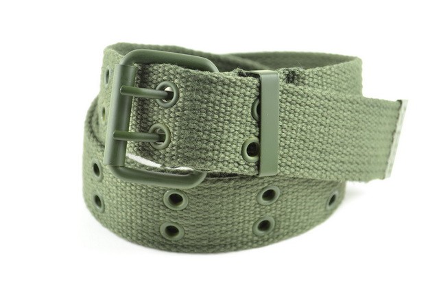 Military Canvas Web Belt Two Holes