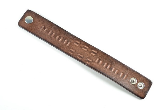 Genuine Beaded Leather Bracelet