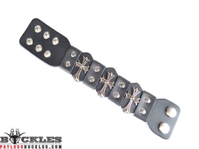 Leather Bracelets with Studs