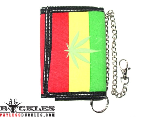 Rasta Flag Chain Wallet