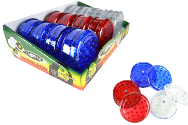 Package Deal - 12units Acrylic Herb Grinders 2parts - PKG-G012