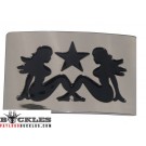 Trucker Girl Mudflap Belt Buckle