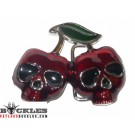 Skull Cherry Belt Buckle