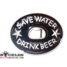 Save Water Drink Beer Belt Buckle