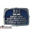 25 Cents Insert Coin Belt Buckle
