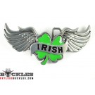 Irish Clover Leaf Belt Buckle